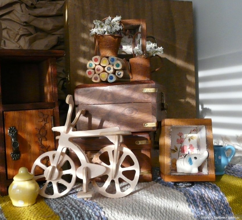 «Мой письменный верный стол!». Столик-шкатулка в винтажном стиле (фото 10)