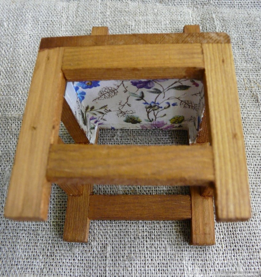 Самый важный предмет мебели. Кукольный стульчик в винтажном стиле (фото 5)