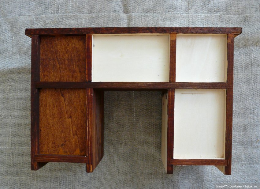 «Мой письменный верный стол!». Столик-шкатулка в винтажном стиле (фото 3)