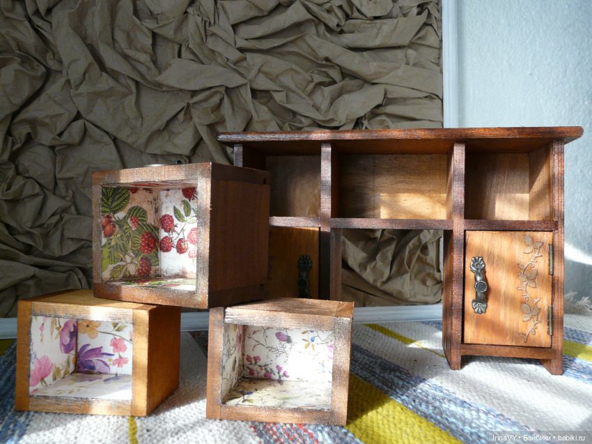 «Мой письменный верный стол!». Столик-шкатулка в винтажном стиле (фото 7)