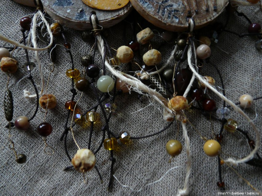 Ёлочные игрушки из дерева, из спилов - Набор "Лесные жители"