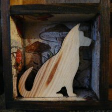 Витринка для игрушек в винтажном стиле