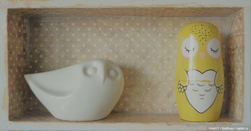 Витринка для мелочей в стиле шебби-шик | Бэйбики Витринка для мелочей в стиле шебби-шик