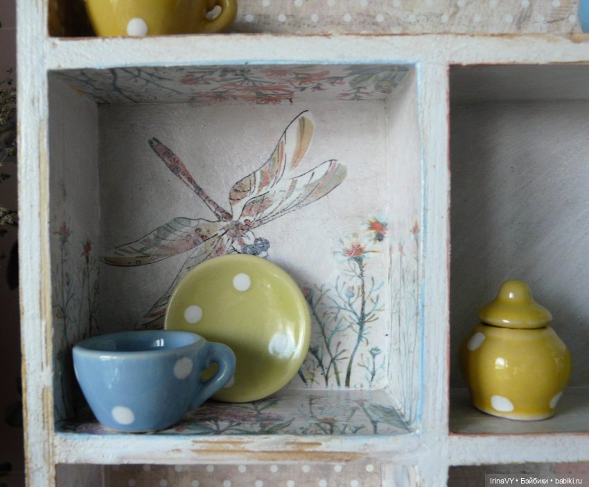 Витринка для мелочей в стиле шебби-шик | Бэйбики Витринка для мелочей в стиле шебби-шик