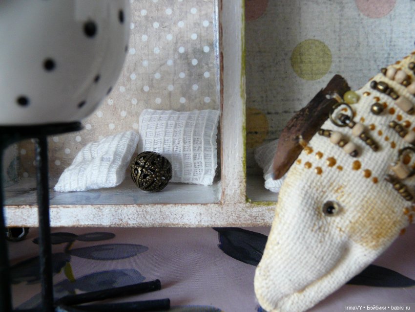 Витринка для мелочей в стиле шебби-шик | Бэйбики Витринка для мелочей в стиле шебби-шик