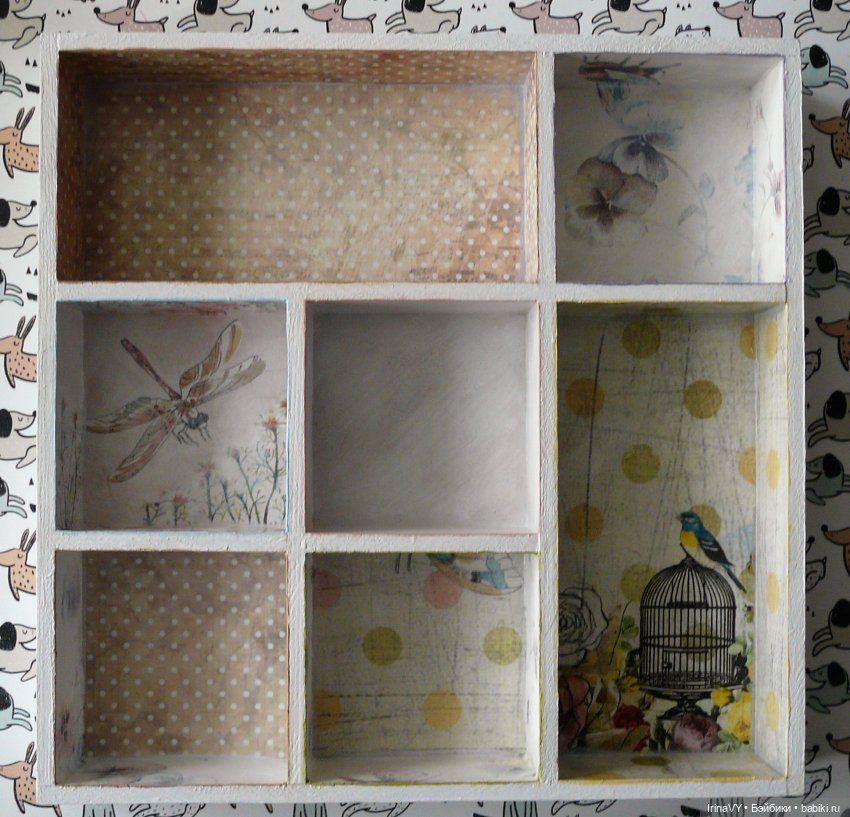 Витринка для мелочей в стиле шебби-шик | Бэйбики Витринка для мелочей в стиле шебби-шик (фото 7)