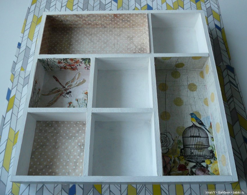 Витринка для мелочей в стиле шебби-шик | Бэйбики Витринка для мелочей в стиле шебби-шик (фото 6)