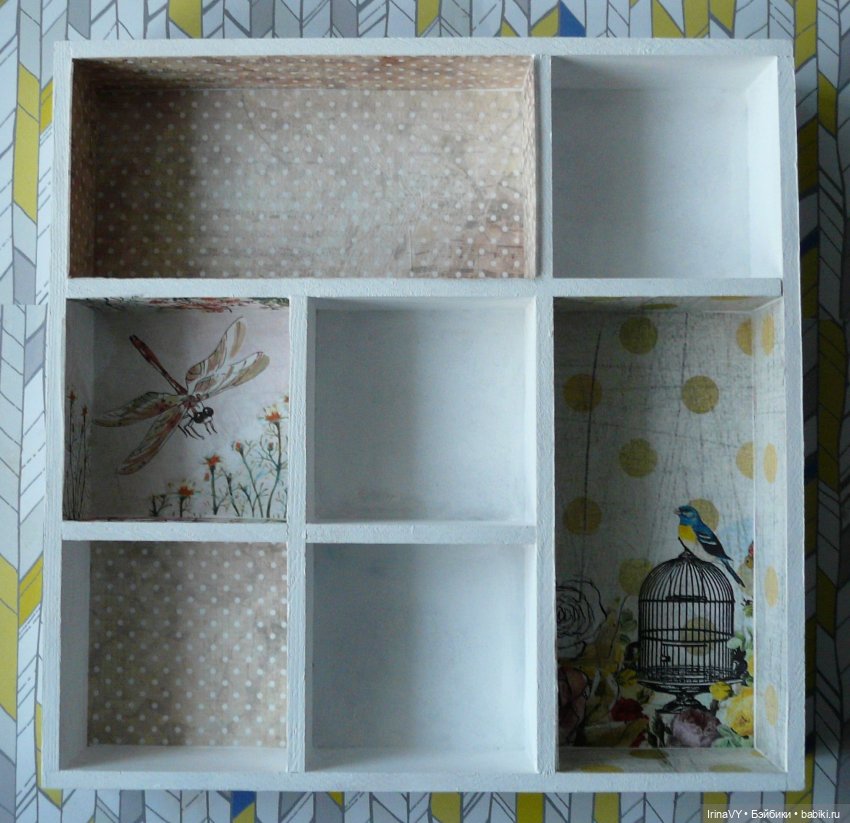 Витринка для мелочей в стиле шебби-шик | Бэйбики Витринка для мелочей в стиле шебби-шик (фото 5)