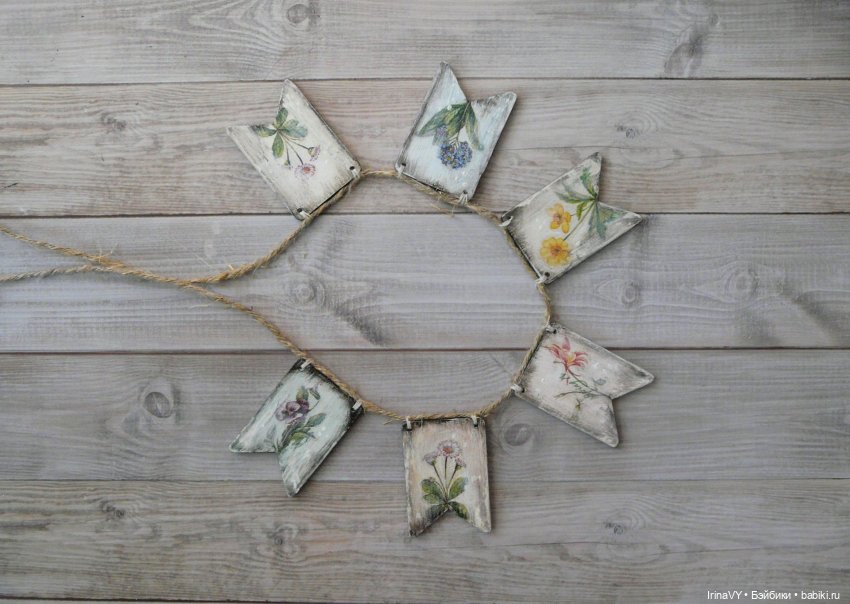 Очень "старые" флажки — Создание миниатюры: МК (фото 9)