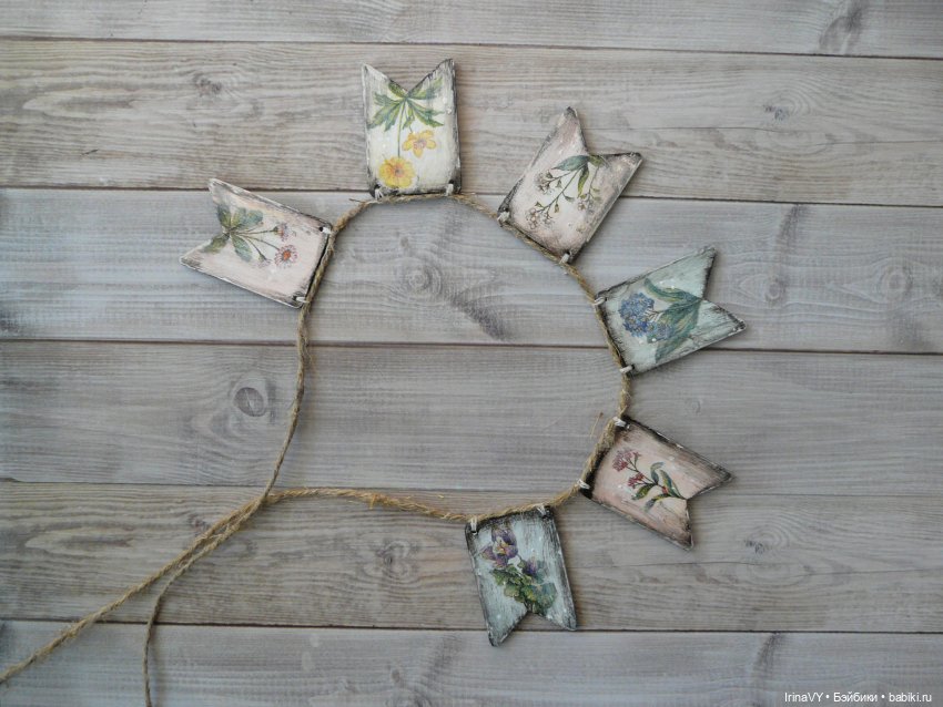 Очень "старые" флажки — Создание миниатюры: МК (фото 10)