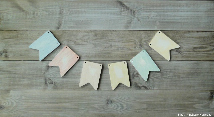 Очень "старые" флажки — Создание миниатюры: МК (фото 3)