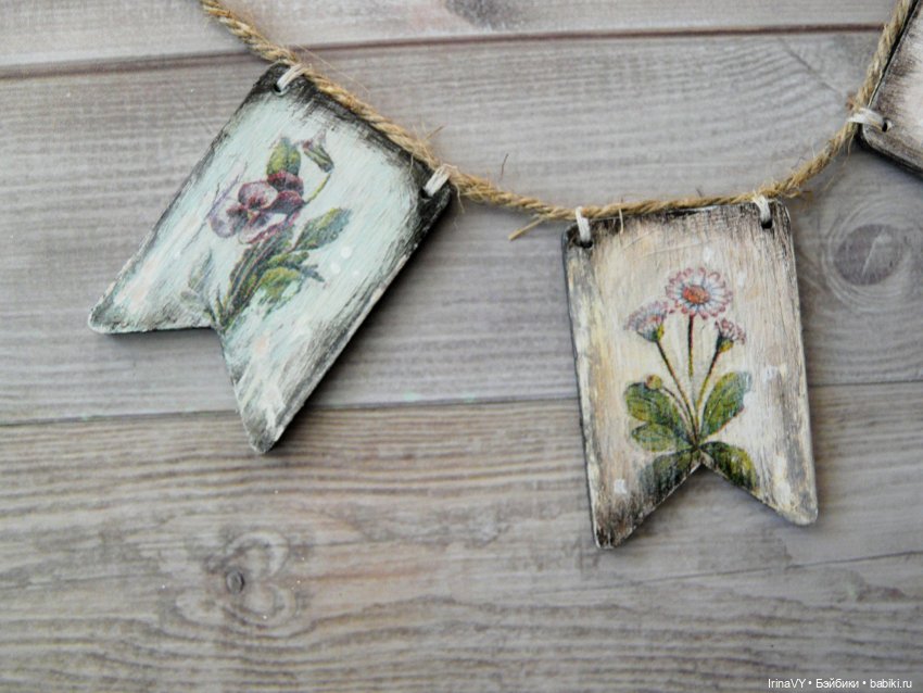 Очень "старые" флажки — Создание миниатюры: МК (фото 5)