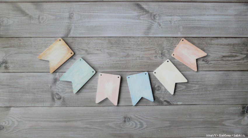 Очень "старые" флажки — Создание миниатюры: МК (фото 2)