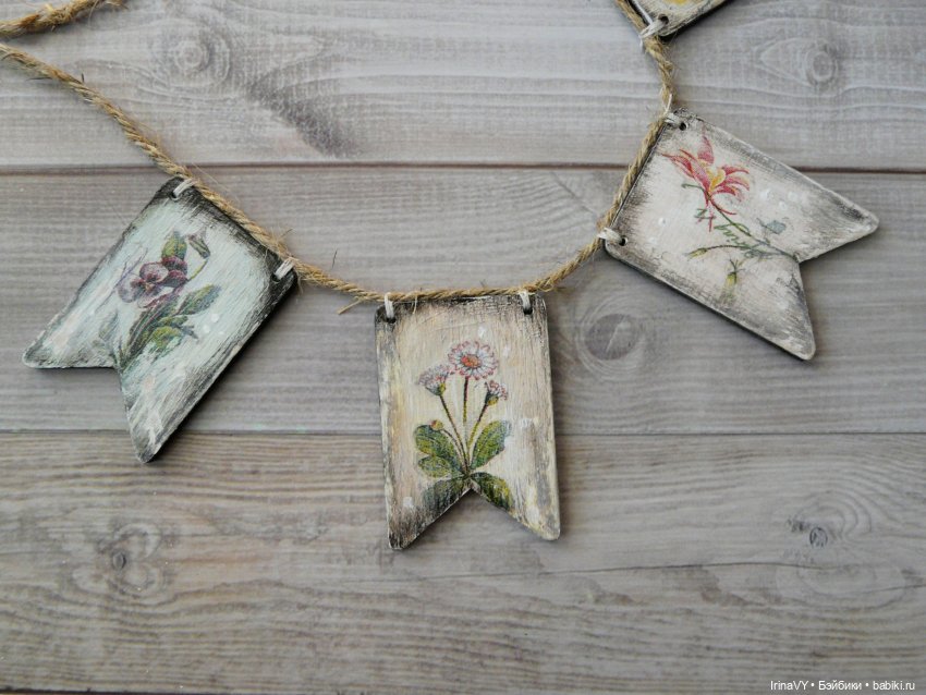 Очень "старые" флажки — Создание миниатюры: МК (фото 8)