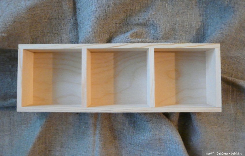 Двухъярусная полочка-витринка в стиле шебби "Ласковое лето"