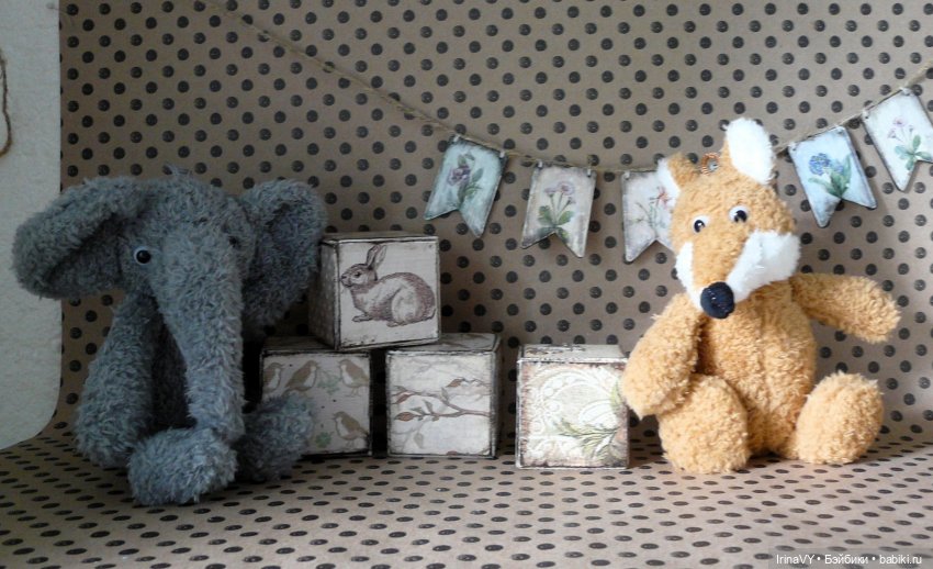 Кубики в стиле шебби - эстетика простой игры