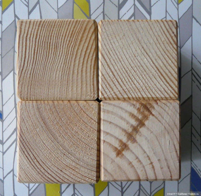 Кубики в стиле шебби - эстетика простой игры