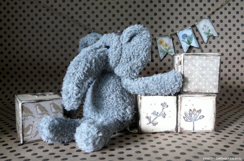 Кубики в стиле шебби - эстетика простой игры