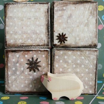 Кубики в стиле шебби - эстетика простой игры