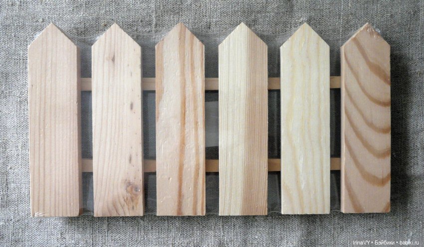 За заборчиком — Создание миниатюры: МК