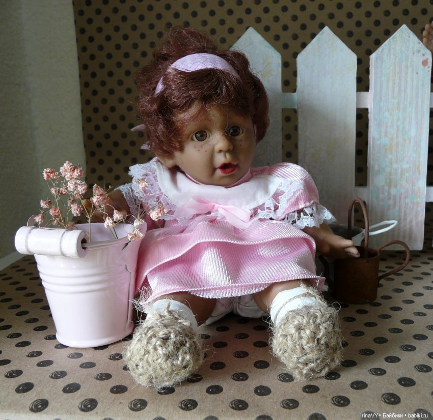 За заборчиком — Создание миниатюры: МК