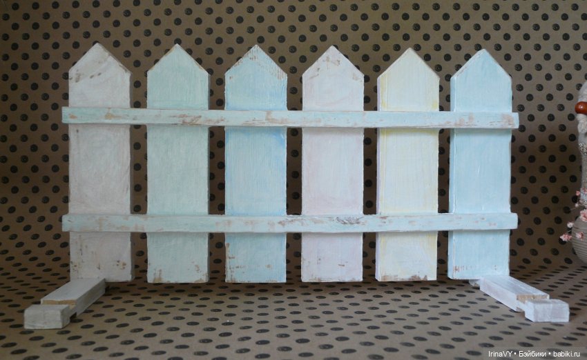 За заборчиком — Создание миниатюры: МК (фото 8)