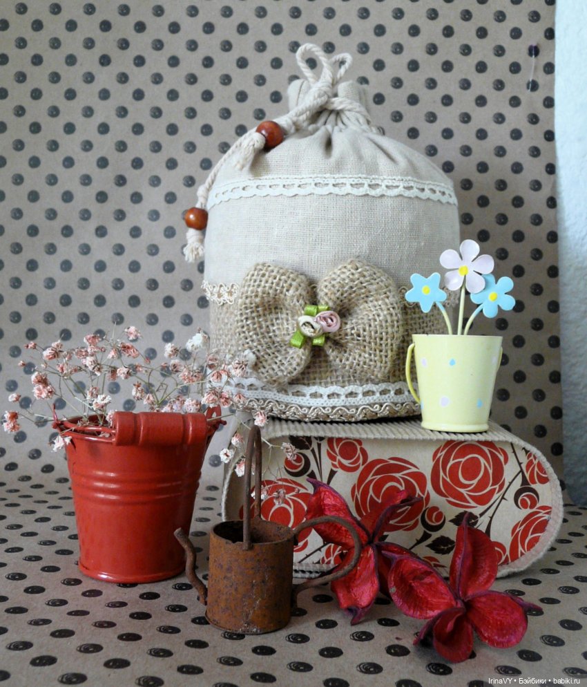 За заборчиком — Создание миниатюры: МК