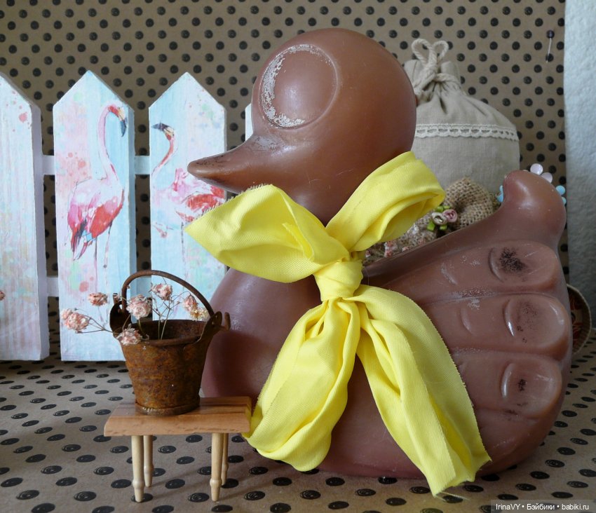 За заборчиком — Создание миниатюры: МК