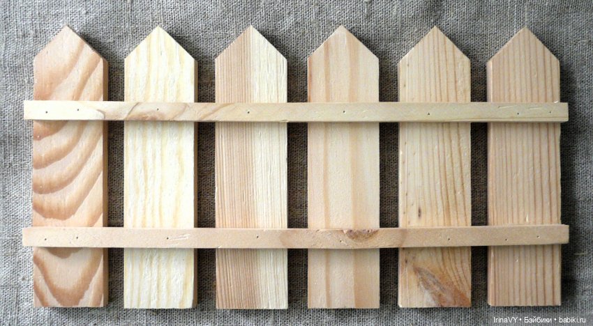 За заборчиком — Создание миниатюры: МК (фото 5)