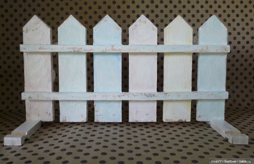 Переделка заборчика. Красим цветы | Бэйбики Переделка заборчика. Красим цветы (фото 6)