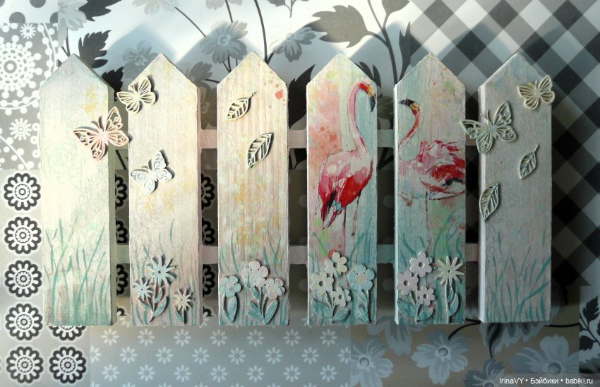 Переделка заборчика. Красим цветы | Бэйбики Переделка заборчика. Красим цветы (фото 5)
