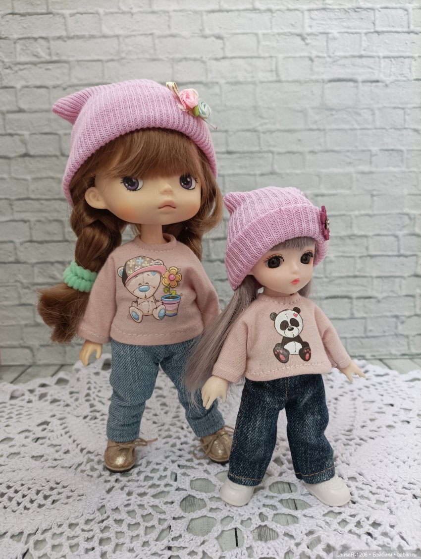 Джинсы - всем | Бэйбики Джинсы - всем — Одежда и обувь для кукол своими руками: фото (фото 10)