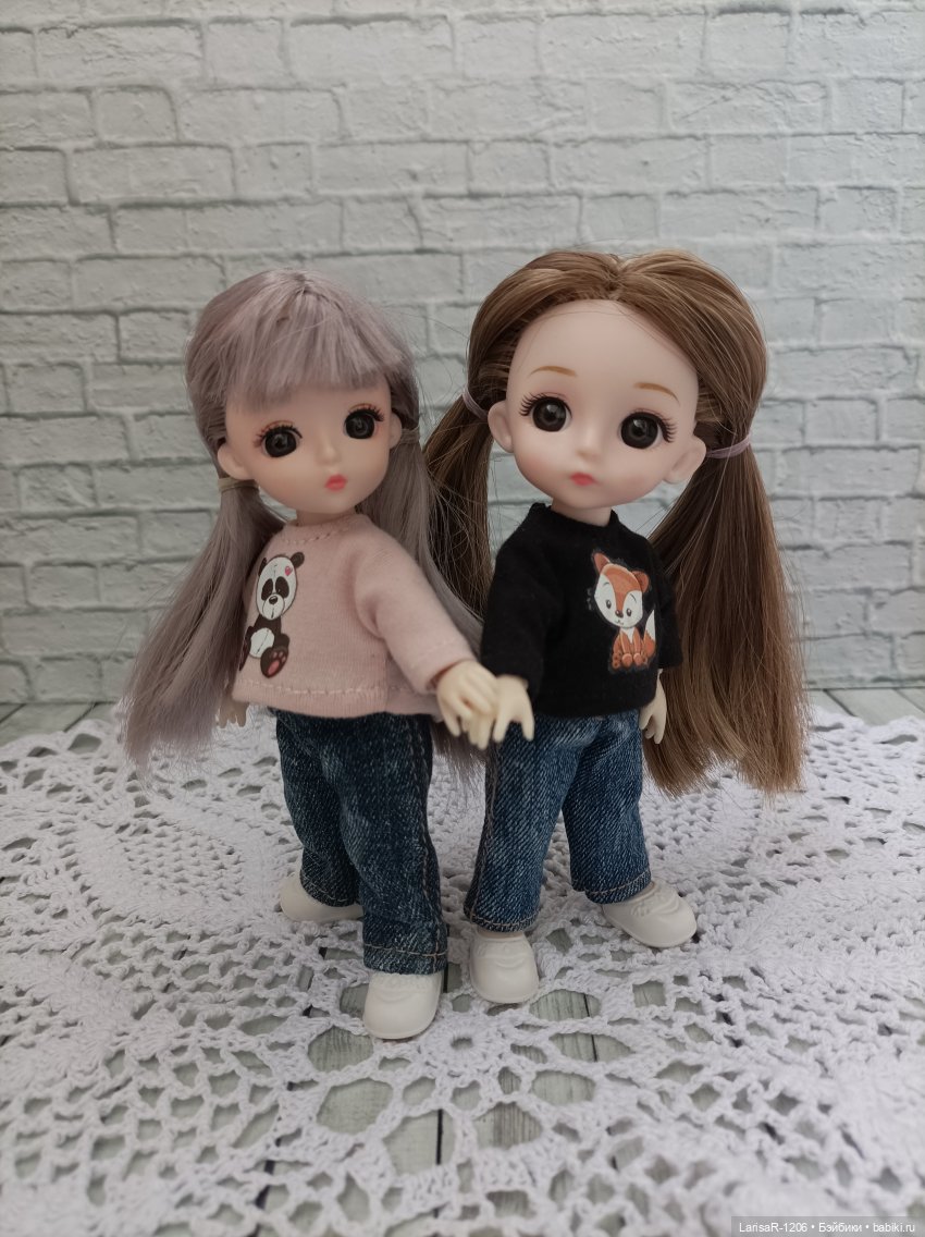 Джинсы - всем | Бэйбики Джинсы - всем — Одежда и обувь для кукол своими руками: фото (фото 7)
