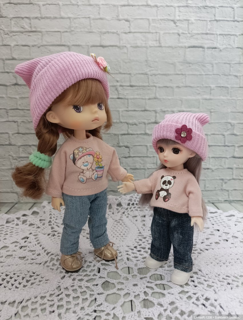 Джинсы - всем | Бэйбики Джинсы - всем — Одежда и обувь для кукол своими руками: фото (фото 9)