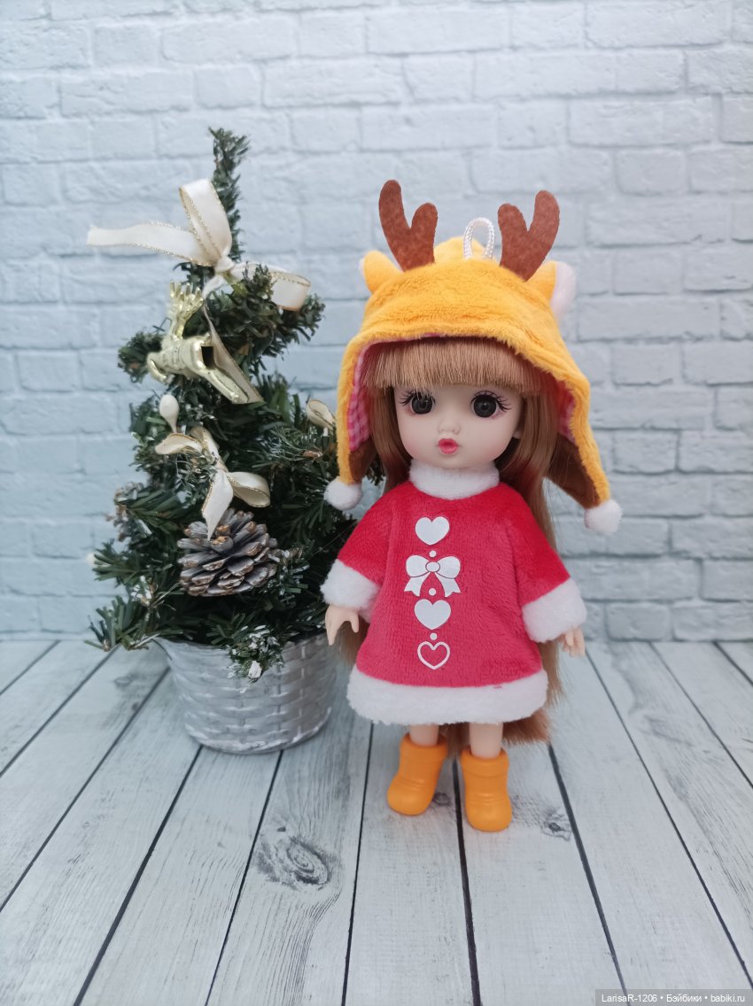 Новогодний олень или очердная "последняя" кукла (фото 2)