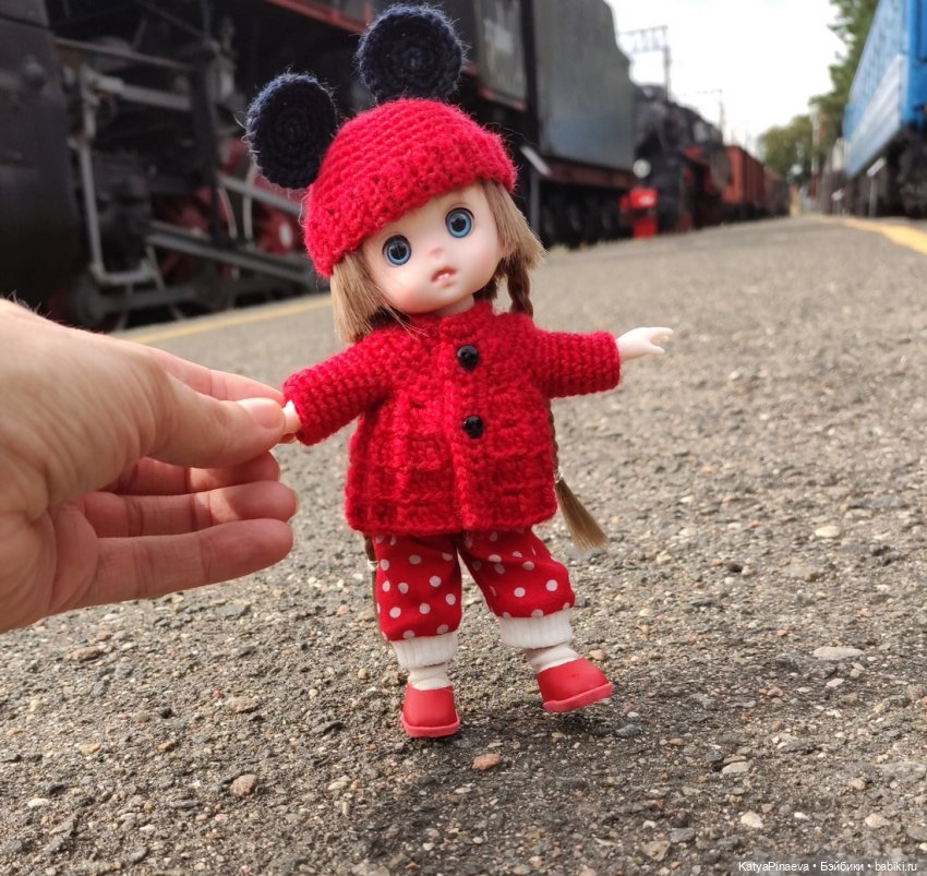 Прогулка возле паровозов — Куклы Baboliy (Баболи (фото 4)