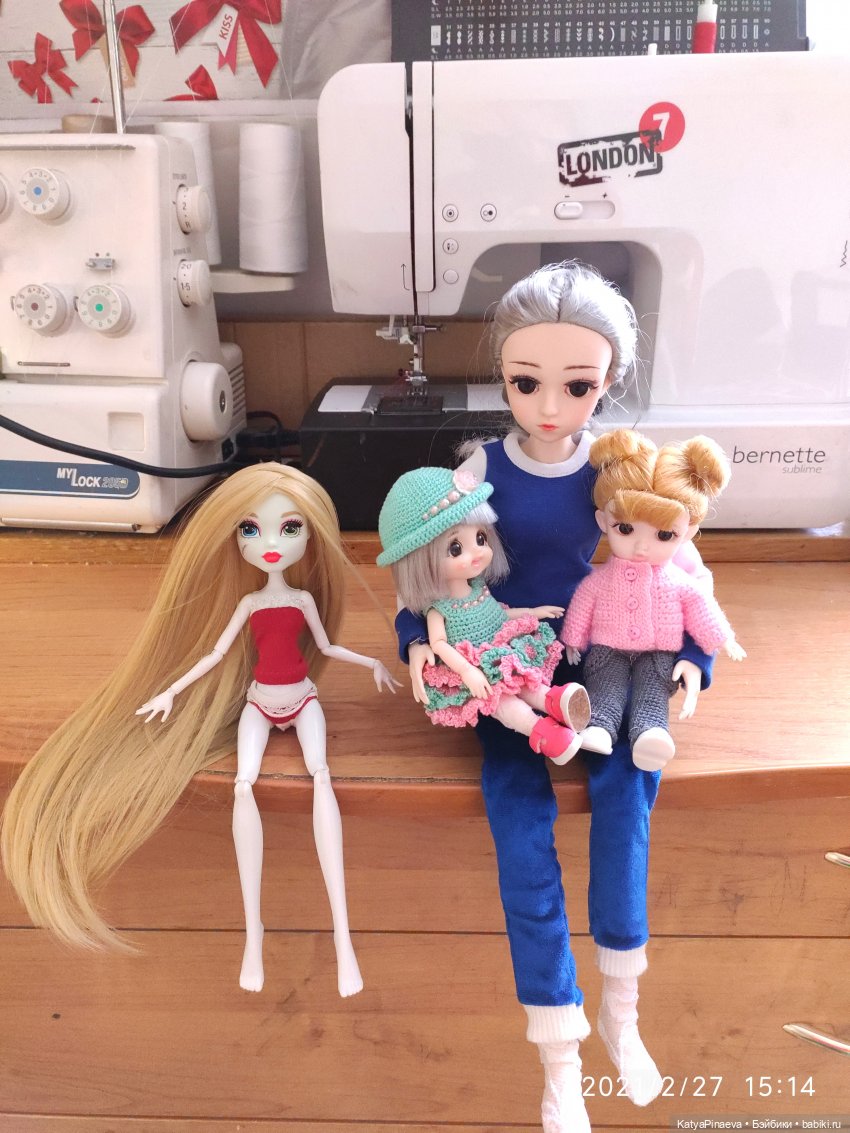 Парик первая проба — Разные шарнирные куклы (не БЖД): редкие (фото 6)