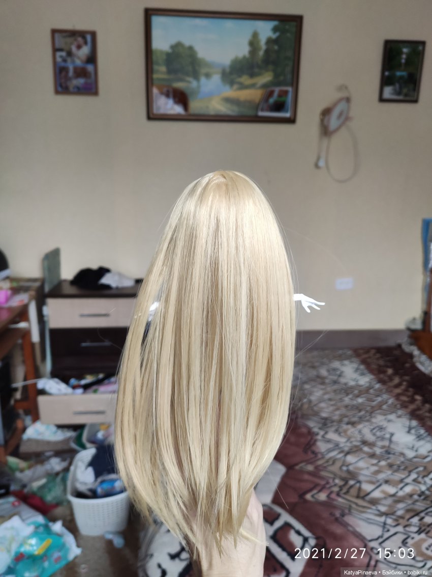 Парик первая проба — Разные шарнирные куклы (не БЖД): редкие (фото 2)