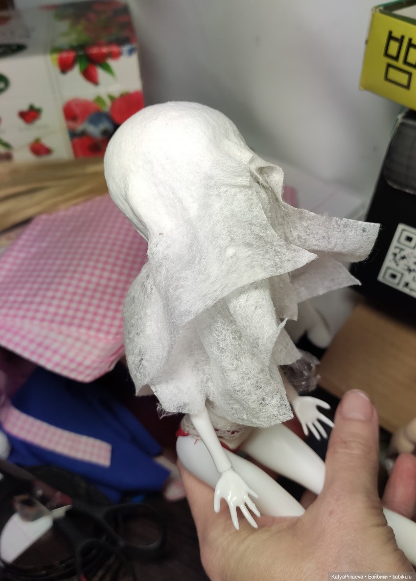 Парик первая проба — Разные шарнирные куклы (не БЖД): редкие (фото 3)