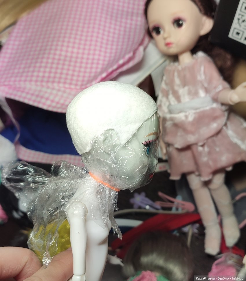 Парик первая проба — Разные шарнирные куклы (не БЖД): редкие (фото 4)