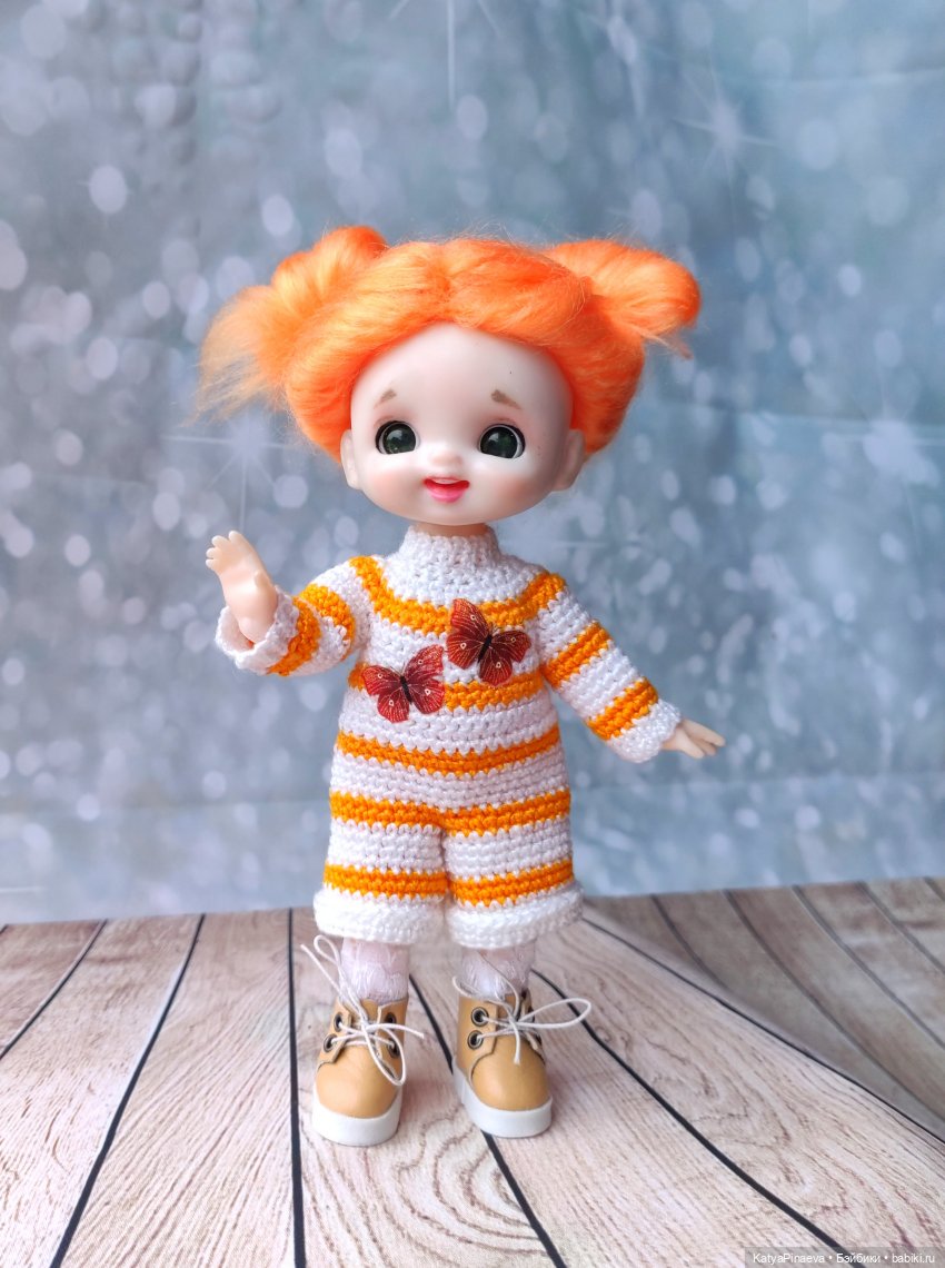 Парик из пряжи, первая проба (фото 3)