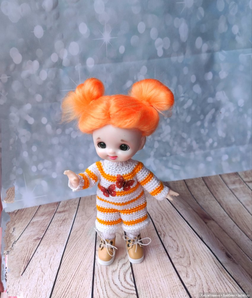 Парик из пряжи, первая проба (фото 4)