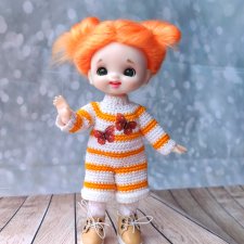 Парик из пряжи, первая проба