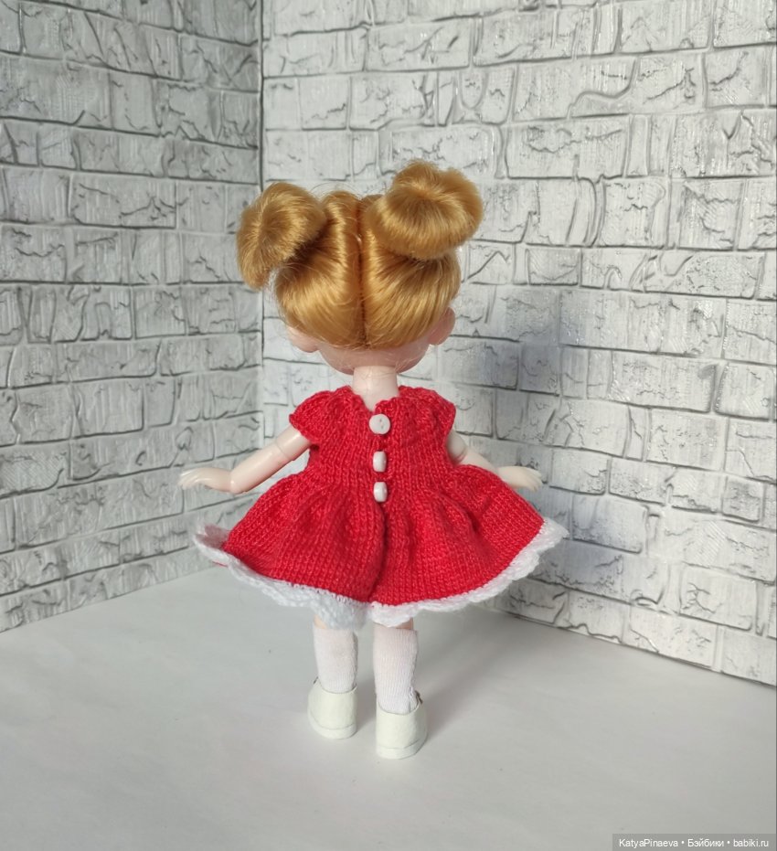 Первое платье спицами — Куклы Baboliy (Баболи (фото 3)