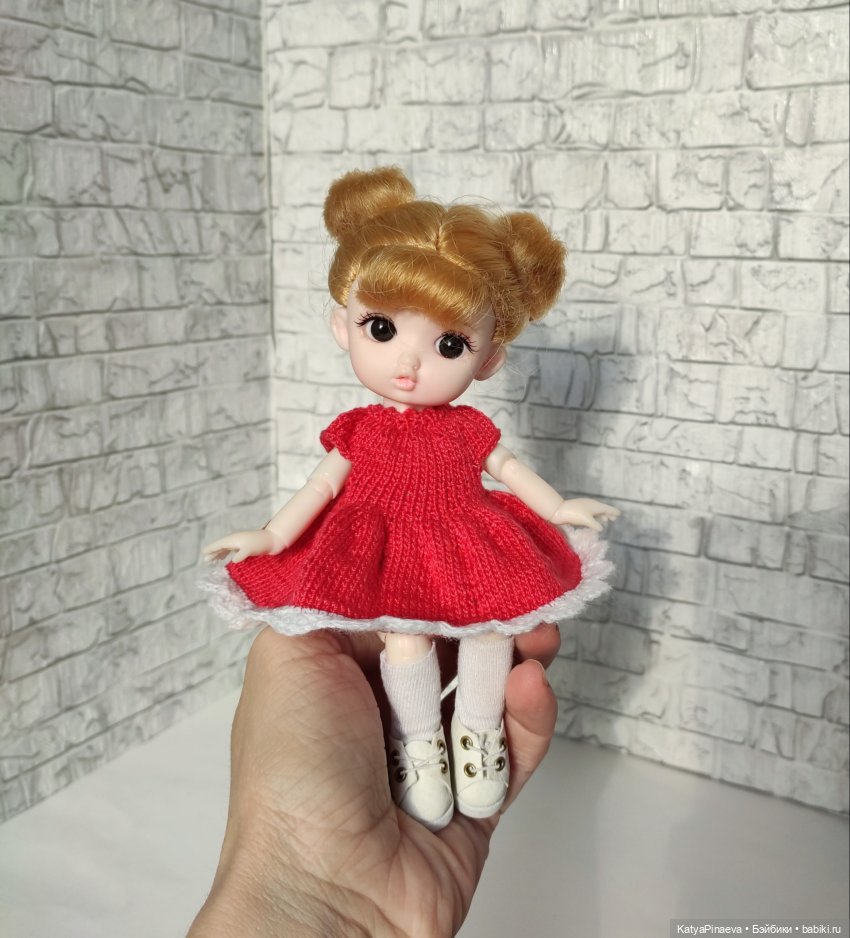 Первое платье спицами — Куклы Baboliy (Баболи