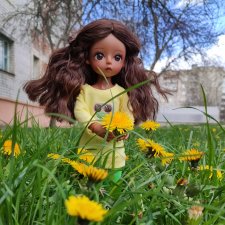 Анита на прогулке