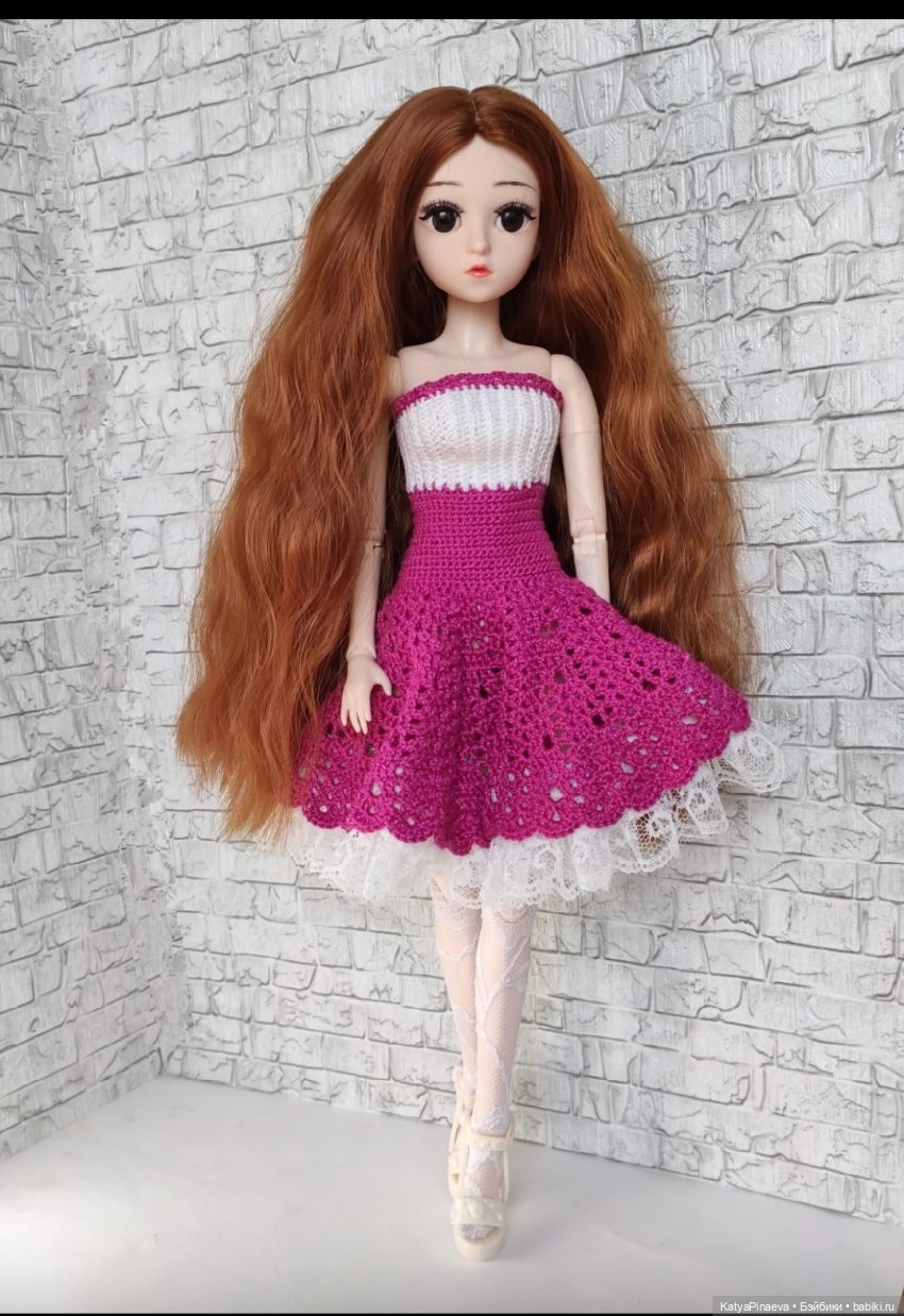 Платье и обувь для куклы 45 см (фото 6)