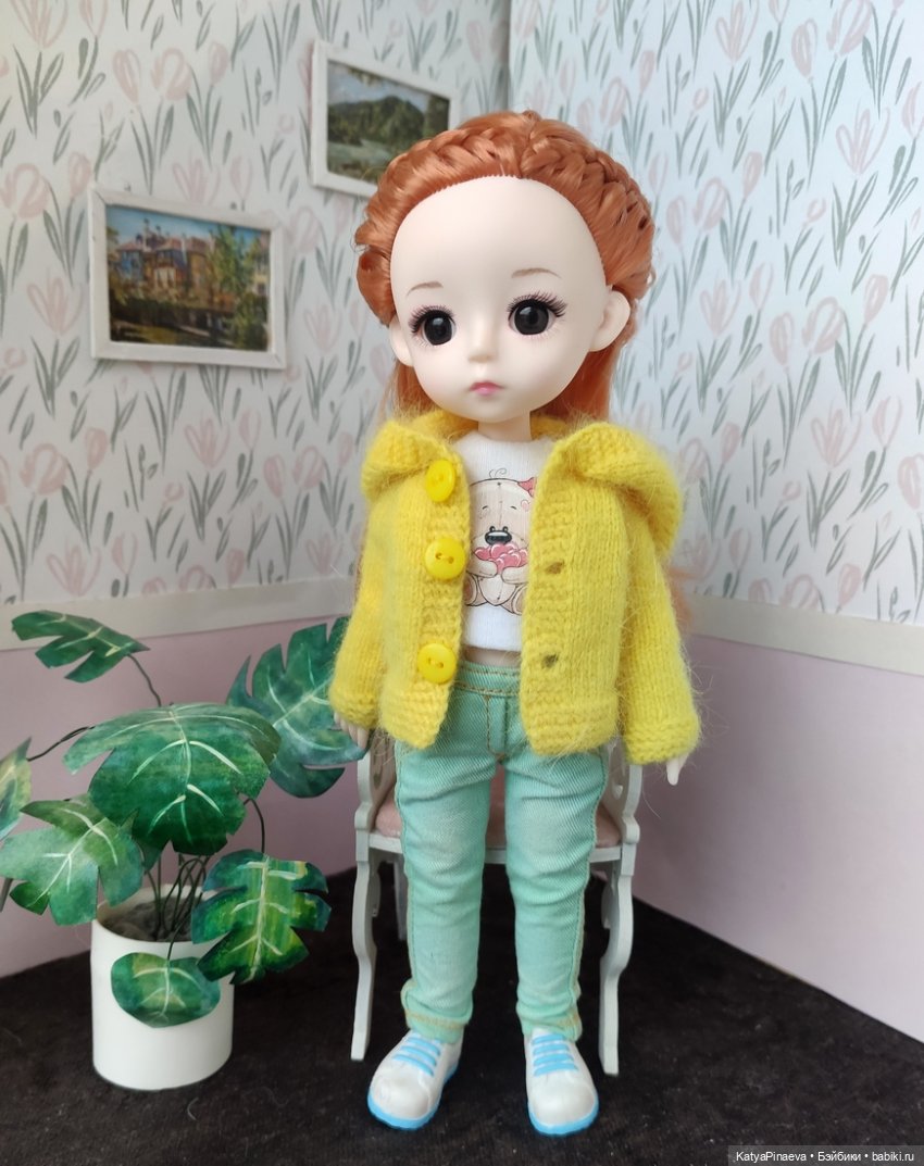 Рыжуля, новая девочка типа баболи 23 см и сравнение с другими куклами
