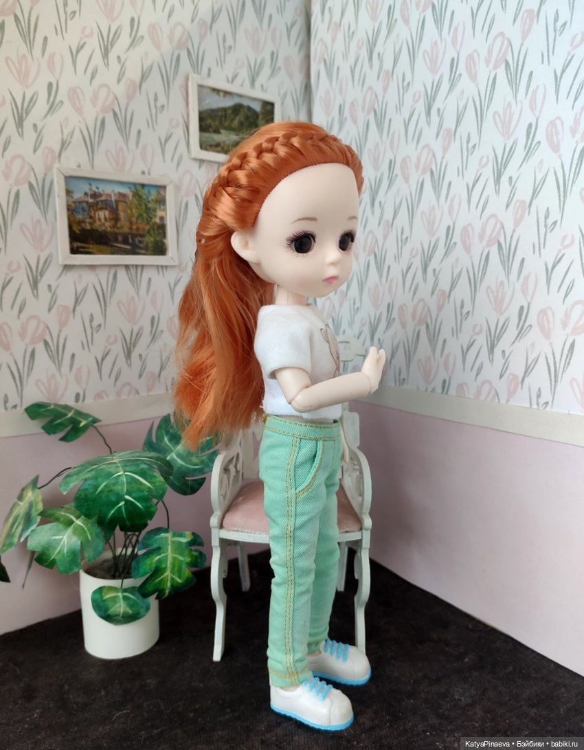 Рыжуля, новая девочка типа баболи 23 см и сравнение с другими куклами