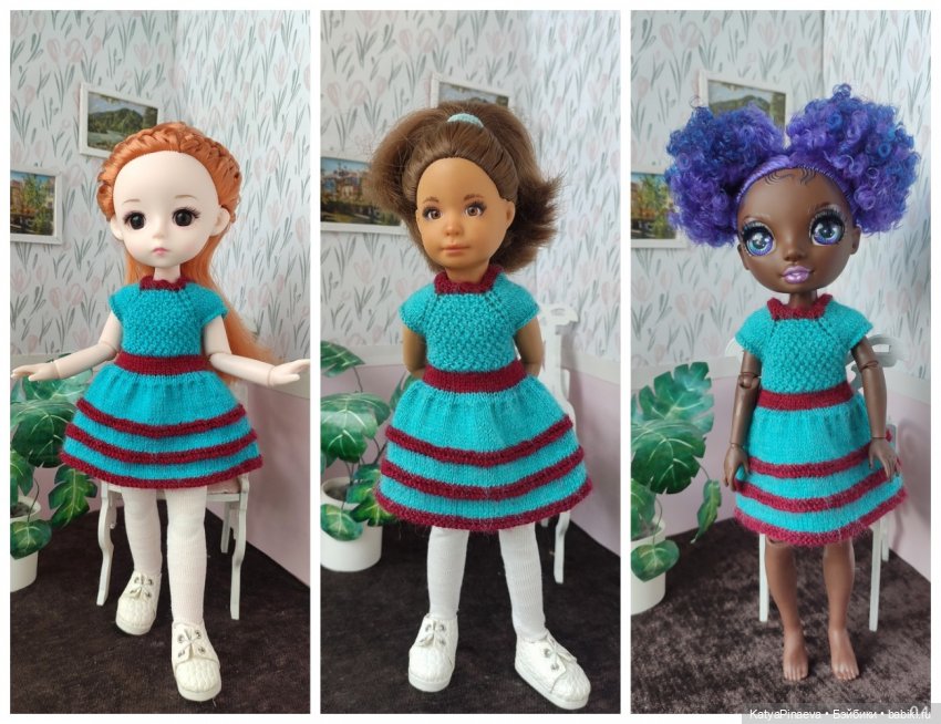 Рыжуля, новая девочка типа баболи 23 см и сравнение с другими куклами